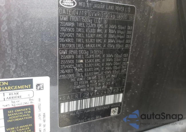 SALRT2RV1K2407804: 40917683