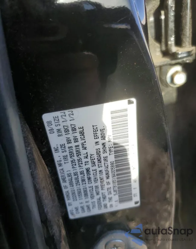 5J8TB18519A005990: 42646663