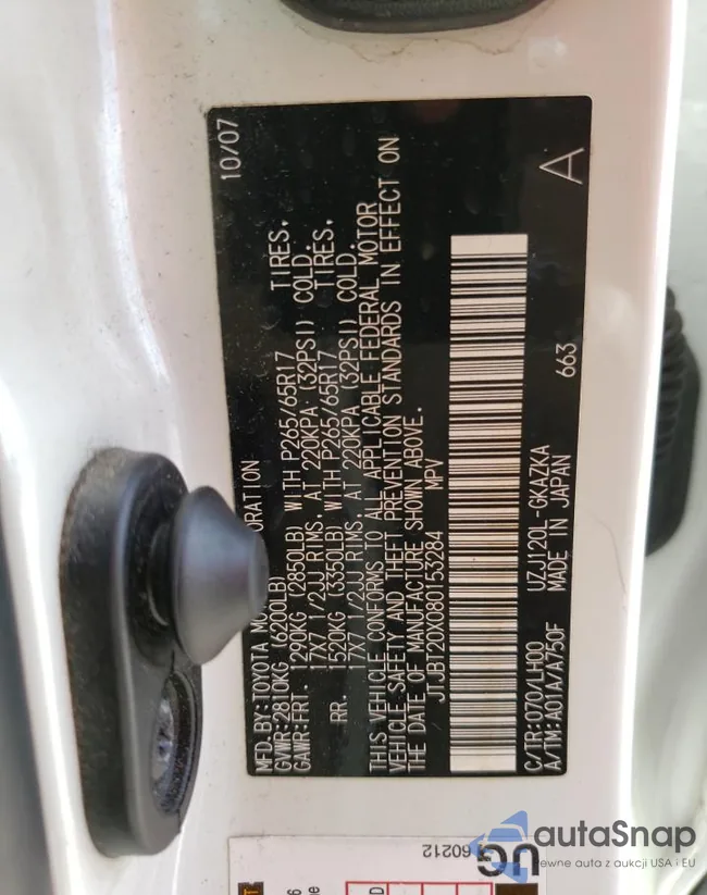 JTJBT20X080153284: 47872413