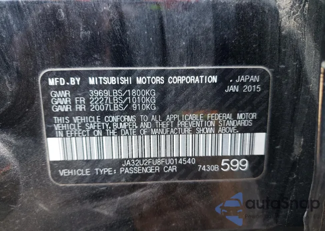 JA32U2FU8FU014540: 38468202