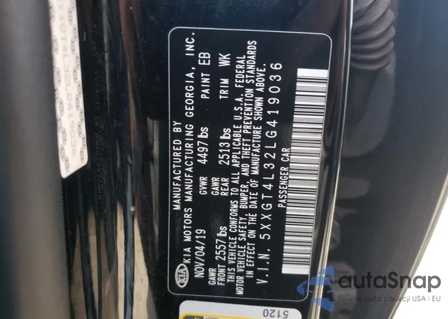 5XXGT4L32LG419036: 46140472