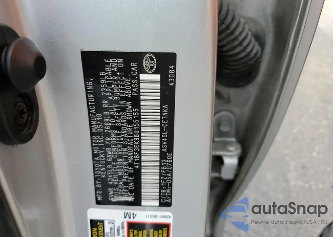 4T1BF3EK9BU155155: 55092702