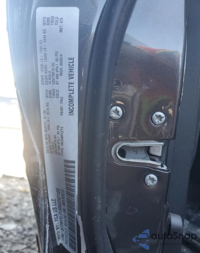 3C7WRLEL6RG297100: 88281775