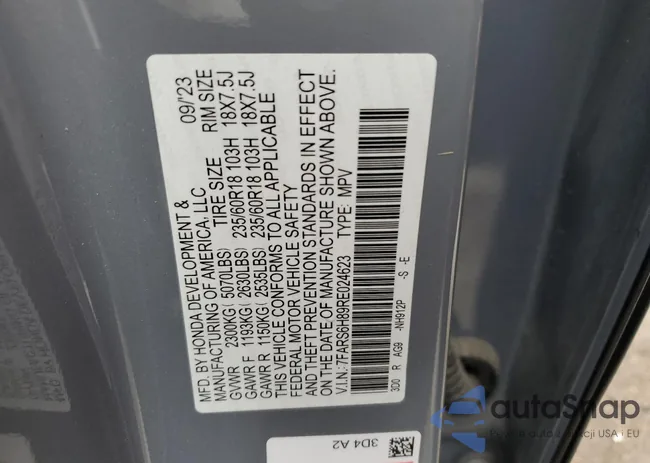 7FARS6H89RE024623: 41918415