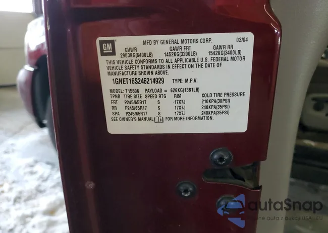 1GNET16S246214929: 88924485