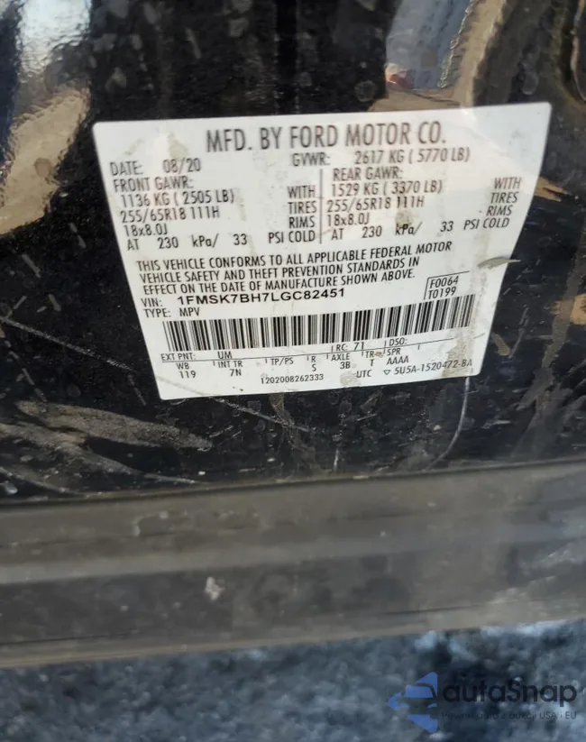 1FMSK7BH7LGC82451: 87447864