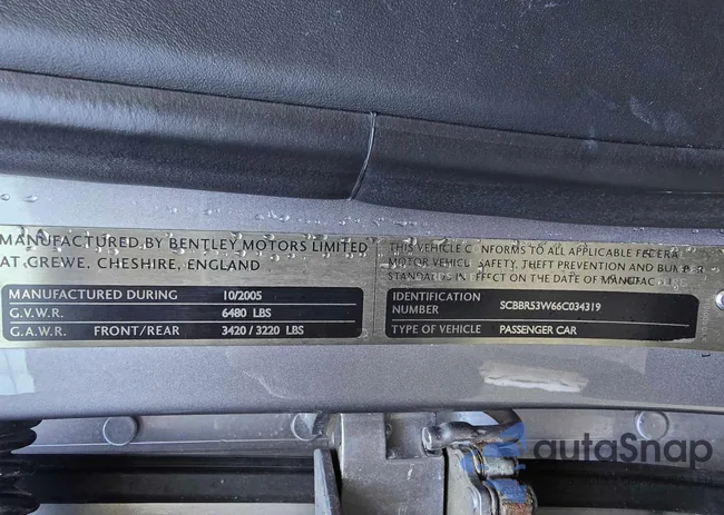 SCBBR53W66C034319: 87561075