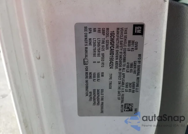 1GCWGFCA8D1904224: 89126135