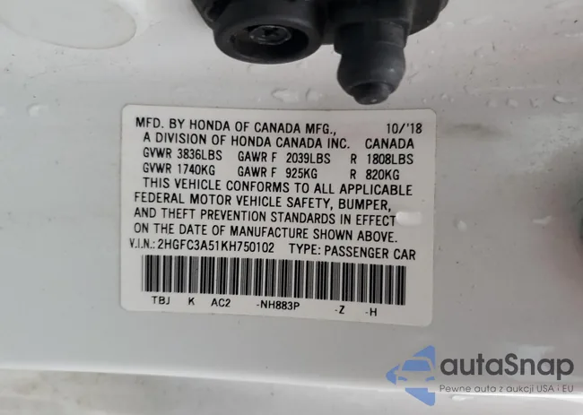 2HGFC3A51KH750102: 42726255