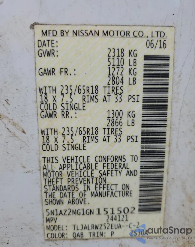 5N1AZ2MG1GN151502: 42443715