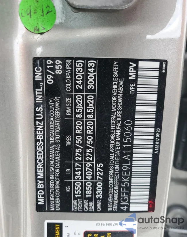 4JGFF5KE9LA115060: 88408085