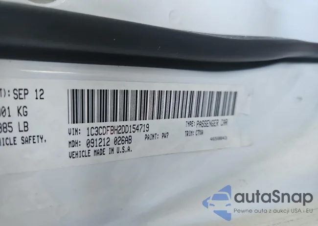 1C3CDFBH2DD154719: 43242755