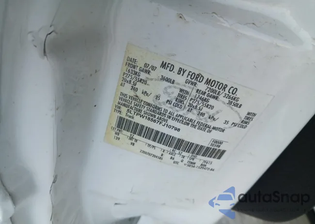 5LTPW18567FJ10798: 86218104