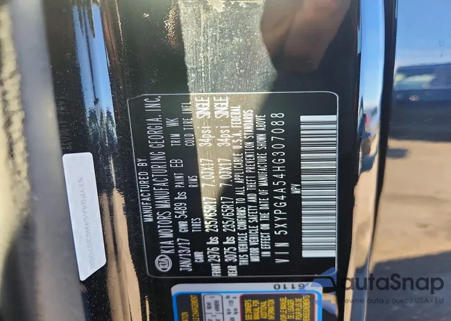 5XYPG4A54HG307088: 73123585