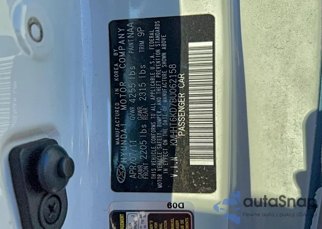 KMHHT6KD7BU062158: 73321665