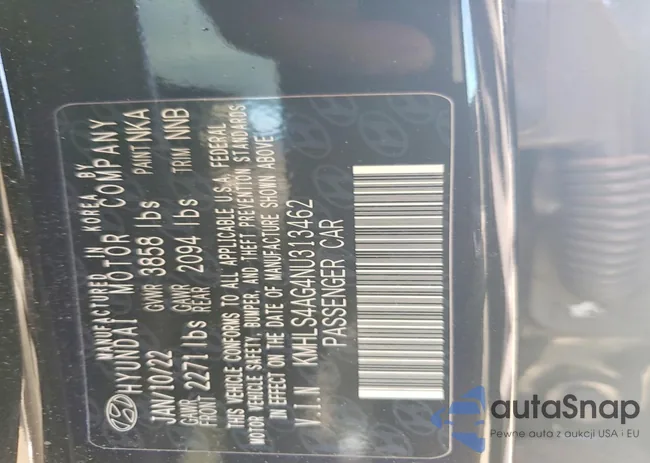 KMHLS4AG4NU313462: 73461445