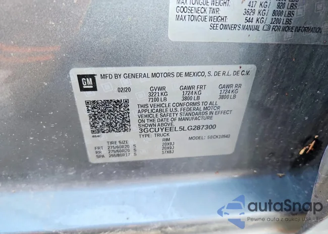 3GCUYEEL5LG287300: 74902115