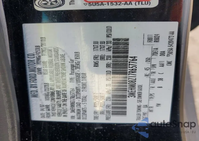 3MEHM08Z17R657764: 72902365