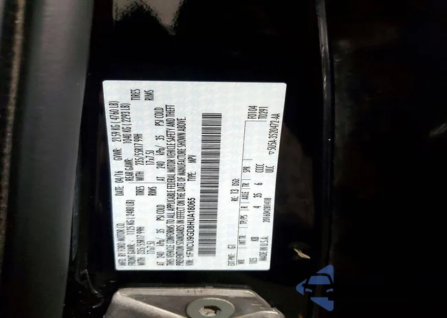 1FMCU9GD8HUA18065: 74943835