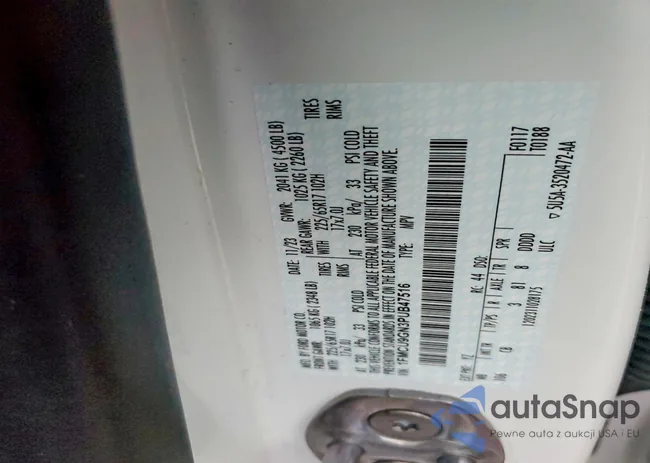 1FMCU9GN3PUB47516: 99652655