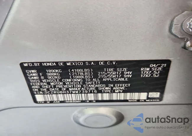 3CZRU6H37MM739716: 74650295