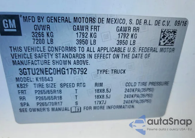 3GTU2NEC0HG176792: 74865535