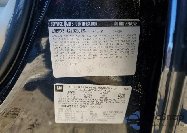 LRBFXBSA2LD200123: 73465935