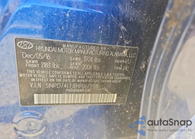 5NPD74LF8HH167998: 72622955