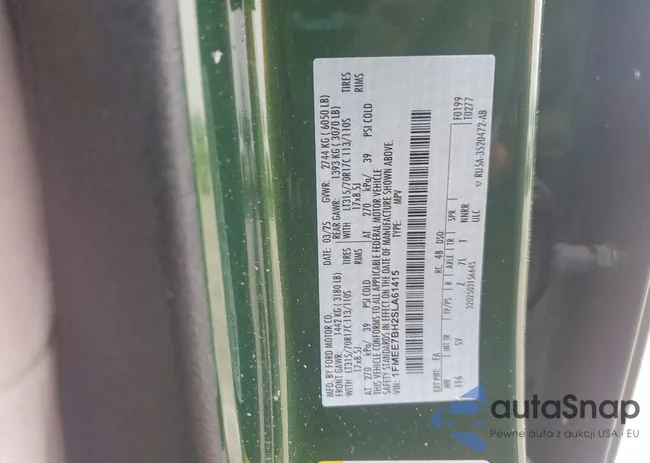 1FMEE7BH2SLA61415: 98286015