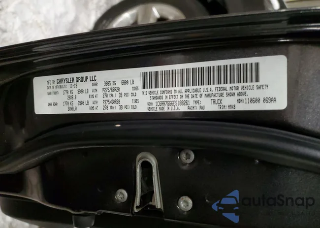 1C6RR7GG6ES188261: 74500555