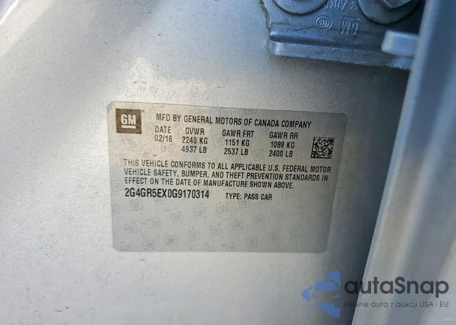 2G4GR5EX0G9170314: 73177845