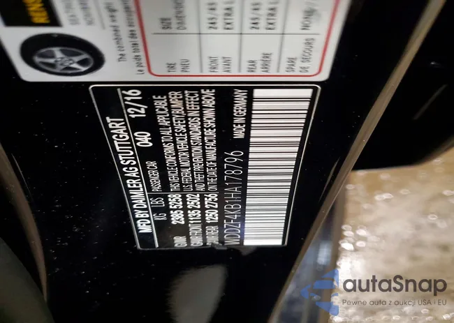 WDDZF4KB1HA178796: 72802805