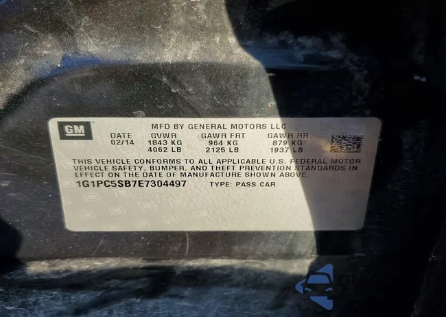 1G1PC5SB7E7304497: 98571845