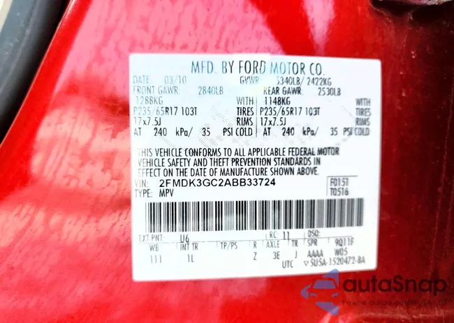 2FMDK3GC2ABB33724: 73904275