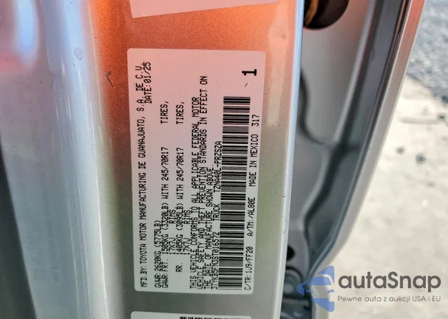 3TYKB5FN3ST016572: 74943845