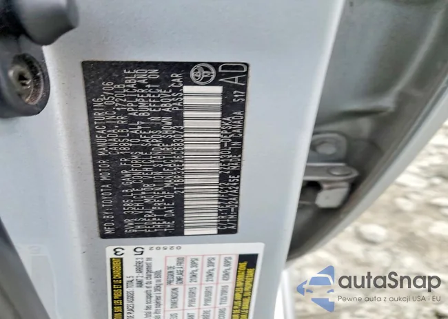 2T1BR32EX6C683073: 99054695