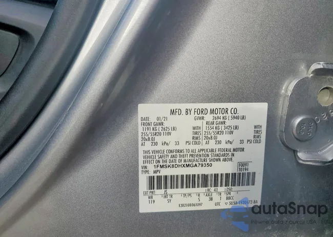 1FMSK8DHXMGA79350: 72385335