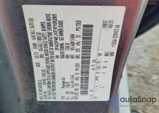 3FADP4EJXEM108285: 72255125