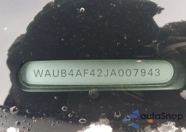 WAUB4AF42JA007943: 74204945