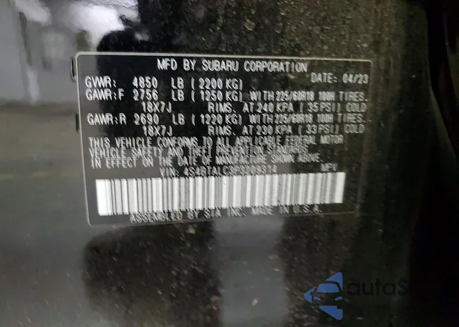 4S4BTALC3P3209314: 73660095