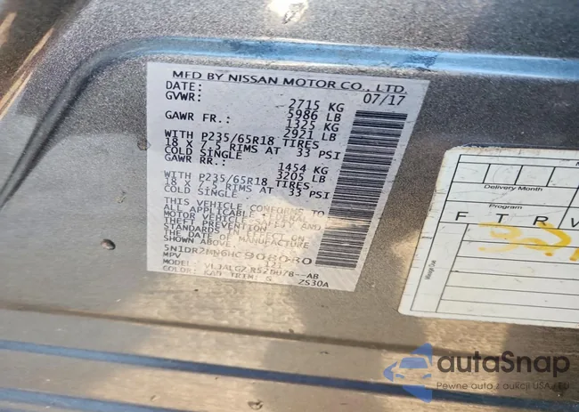 5N1DR2MN6HC908080: 99437285