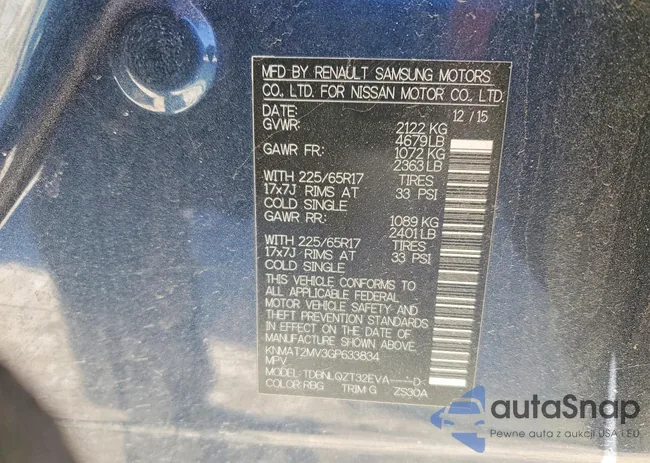 KNMAT2MV3GP633834: 75174895