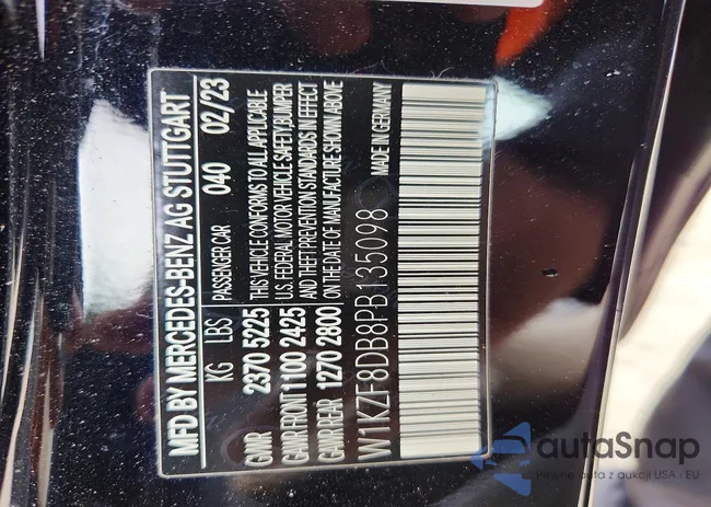 W1KZF8DB8PB135098: 73851475