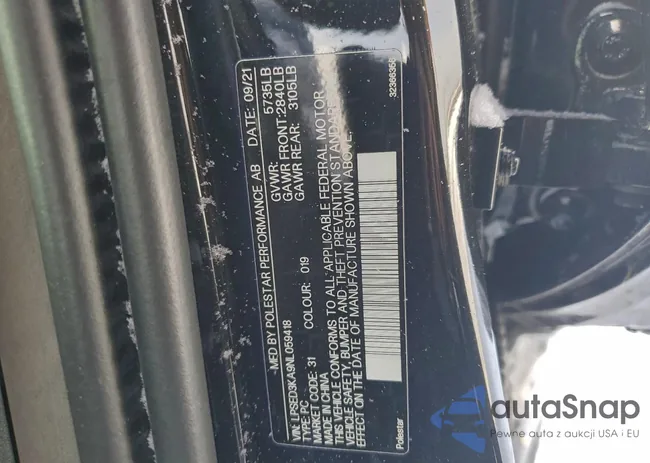 LPSED3KA9NL059418: 97681205