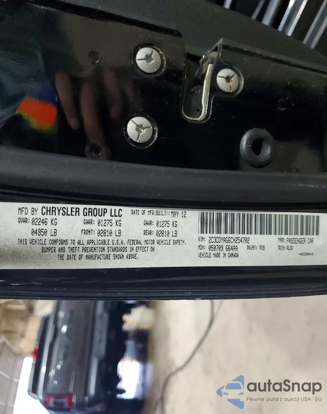 2C3CDYAG6CH254702: 72959265