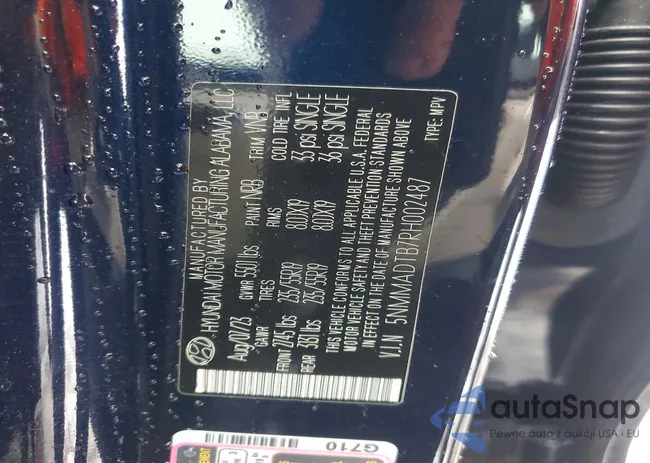 5NMMADTB7RH002487: 96817085