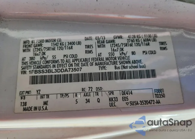 1FBSS3BL3DDA73507: 74799355