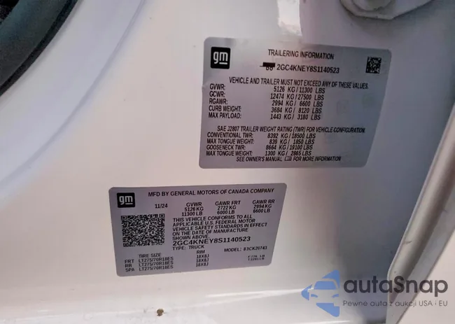 2GC4KNEY8S1140523: 73379075