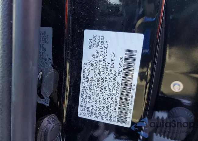 5FPYK3F82RB026505: 73233125