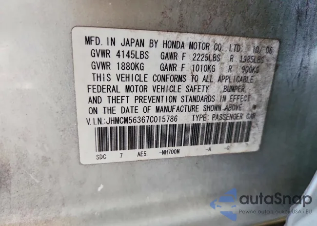 JHMCM56367C015786: 73634405